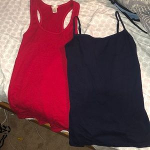Blue+red Tanks